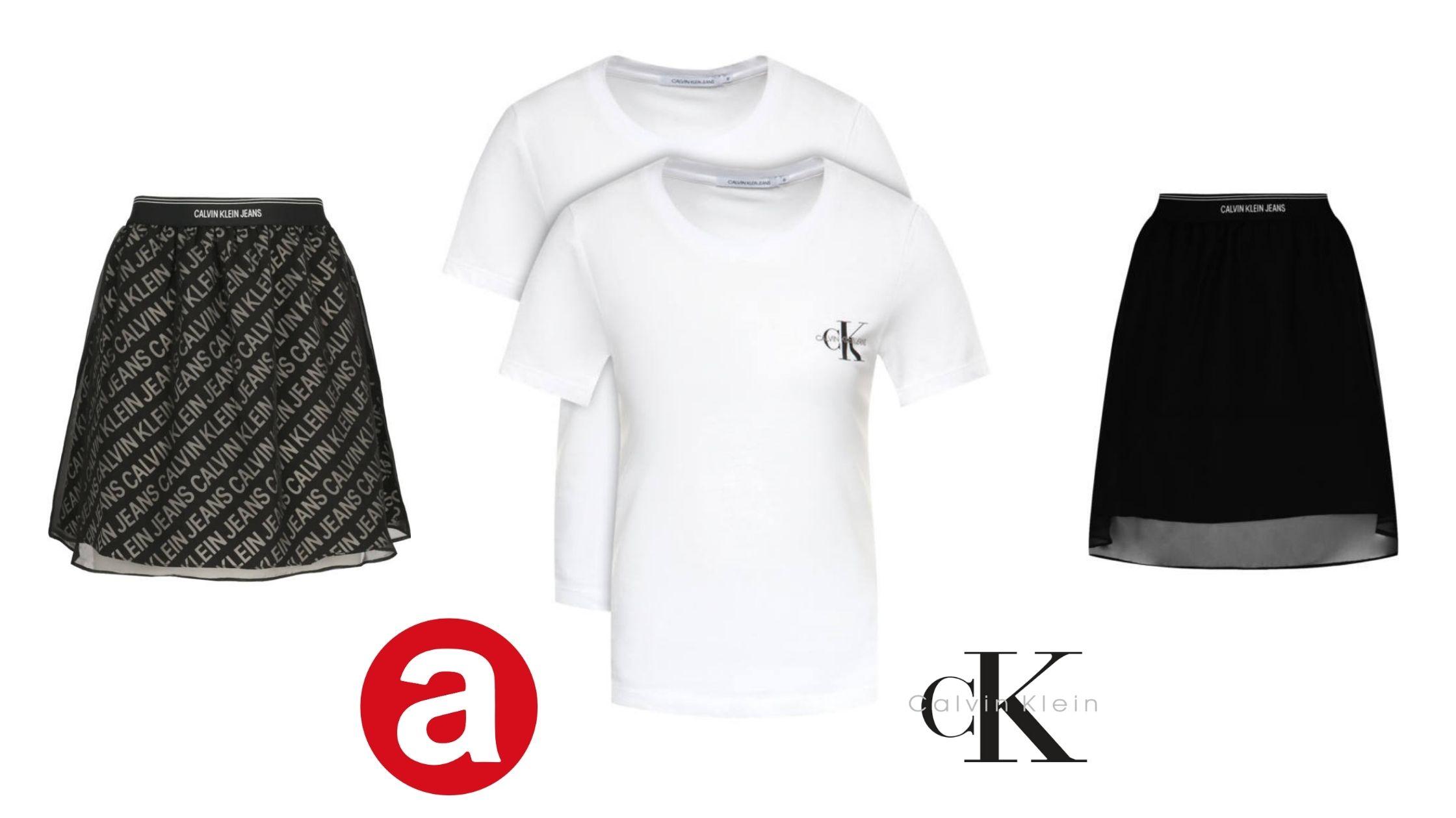 CALVIN KLEIN NŐI FEHÉR DUPLA PÓLÓ