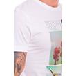 Tom Tailor 1031337 00 10 2054 Fehér Férfi Mintás Póló Tom Tailor 1031337 00 10 2054 Fehér Férfi Mintás Póló
