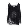 Desigual 17WWJFB3 2000 Női fekete hosszú ujjú mintás tunika Desigual 17WWJFB3 2000 Női fekete hosszú ujjú mintás tunika