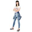 Desigual 18SWTKI9 1004 Im Blue mintás női póló Desigual 18SWTKI9 1004 Im Blue mintás női póló