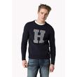Tommy Hilfiger Denim 1957881585 079 Férfi Sötétkék Kötött Pulóver Tommy Hilfiger Denim 1957881585 079 Férfi Sötétkék Kötött Pulóver