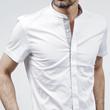 Antony Morato MMSS00089 1000 FA450001 Férfi Slim Fehér Rövid ujjú ing Antony Morato MMSS00089 1000 FA450001 Férfi Slim Fehér Rövid ujjú ing
