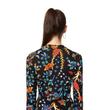 Desigual 17WWVKB4 2000 Bridie női mintás fekete ruha Desigual 17WWVKB4 2000 Bridie női mintás fekete ruha