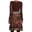 Desigual 36V2000 6009 Barna hosszú ujjú ruha Desigual 36V2000 6009 Barna hosszú ujjú ruha