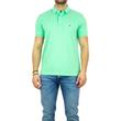 Tommy Hilfiger MW0MW10765 LZ6 férfi galléros zöld póló Tommy Hilfiger MW0MW10765 LZ6 férfi galléros zöld póló