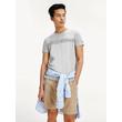Tommy Hilfiger MW0MW13328 P92 világosszürke férfi póló Tommy Hilfiger MW0MW13328 P92 világosszürke férfi póló