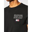 Tommy Hilfiger MW0MW13347 BDS Férfi feliratos fekete póló Tommy Hilfiger MW0MW13347 BDS Férfi feliratos fekete póló