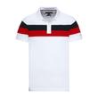 Tommy Hilfiger MW0MW09773 905 Férfi fehér csíkos galléros piké póló Tommy Hilfiger MW0MW09773 905 Férfi fehér csíkos galléros piké póló