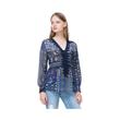 Desigual 71B2WF4 5000 Sötétkék hosszú ujjú blúz Desigual 71B2WF4 5000 Sötétkék hosszú ujjú blúz