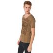 Tom Tailor 1032619 00 12 8489 Tabak Férfi Barna Póló Tom Tailor 1032619 00 12 8489 Tabak Férfi Barna Póló