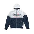 Devergo 1D913011KA1600 1 Férfi regular fit kék-fehér kapucnis széldzseki Devergo 1D913011KA1600 1 Férfi regular fit kék-fehér kapucnis széldzseki