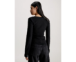Calvin Klein Női fekete hosszú ujjú póló