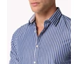 Tommy Hilfiger 0887872374 474 Kék-fehér csíkos férfi hosszú ujjú ing