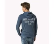Tommy Hilfiger Denim DM0DM00952 418 Férfi Kék cipzáros férfi pulóver