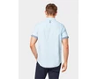 Tom Tailor 1010109 XX 10 17098 Férfi regular fit világoskék mintás rövid ujjú ing Méret: XXL