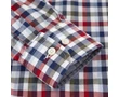 Tommy Hilfiger 08878A0742 512 Piros-kék kockás férfi hosszú ujjú ing Méret: S