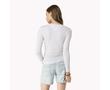 Tommy Hilfiger 1657664348 100 Női fehér hosszú ujjú póló Méret: XL