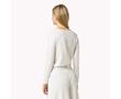 Tommy Hilfiger WW0WW16547 118 Női törtfehér sztreccses pulóver Méret: L