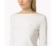 Tommy Hilfiger WW0WW16547 118 Női törtfehér sztreccses pulóver Méret: L