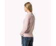 Tommy Hilfiger WWOWW15532 902 Női rózsaszín csíkos galléros hosszú ujjú póló