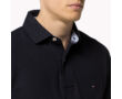 Tommy Hilfiger Premium Pique Regular Fit 08578A1569 403 Férfi sötétkék galléros hosszú ujjú póló