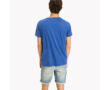 Tommy Hilfiger DM0DM04148 407 kék feliratos férfi póló Méret: XL