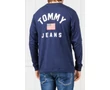 Tommy Jeans DM0DM07066 CBK férfi sötétkék hosszú ujjú póló