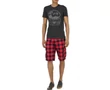 Tom Tailor 6400841 00 12 4140 piros kockás férfi bermuda