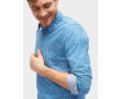 Tom Tailor Denim 2055272 00 10 6695 férfi kék, mintás hosszú ujjú ing