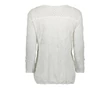 Tom Tailor 1009651 XX 70 10315 Női regular fit 3/4-es ujjú csipkés törtfehér póló Méret: L