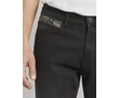 Tom Tailor Férfi Josh regular-slim fekete farmer bermuda