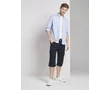 Tom Tailor 1016044 XX 10 11019 Férfi Josh sötétkék bermuda övvel Méret: 30