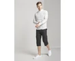 Tom Tailor 1016044 XX 10 22491 Férfi Josh négyzetmintás szürke bermuda övvel