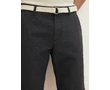 Tom Tailor Férfi fekete chino bermuda övvel