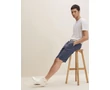 Tom Tailor Férfi kék chino bermuda övvel