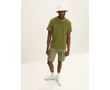 Tom Tailor Férfi khaki oldalzsebes bermuda
