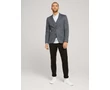 Tom Tailor 1024610 XX 10 26302 Férfi anyagában mintás Sötétkék zakó