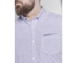 Tom Tailor 1018661 XX 16 21928 Férfi fehér kék mintás rövid ujjú ing