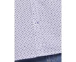 Tom Tailor 1018661 XX 16 21928 Férfi fehér kék mintás rövid ujjú ing