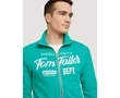 Tom Tailor Férfi türkizzöld kardigán