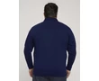 Tom Tailor Férfi sötétkék cipzáros kardigán Méret: 3XL/60