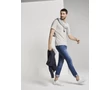 Tom Tailor 1017092 XX 10 10332 Férfi galléros törtfehér póló Méret: XL