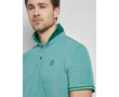 Tom Tailor Férfi regular fit galléros zöld póló