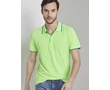 Tom Tailor Férfi regular fit galléros világoszöld póló Méret:3XL