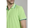 Tom Tailor Férfi regular fit galléros világoszöld póló Méret:3XL