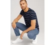 Tom Tailor 1024575 XX 10 10302 Férfi sötétkék csíkos póló