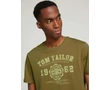 Tom Tailor Férfi khaki rövid ujjú póló