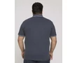 Tom Tailor Férfi galléros sötétkék póló Méret: 3XL/60