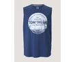 Tom Tailor Férfi kék ujjatlan póló Méret: 4XL/62