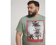 Tom Tailor Férfi zöld melange póló Méret:3XL/60